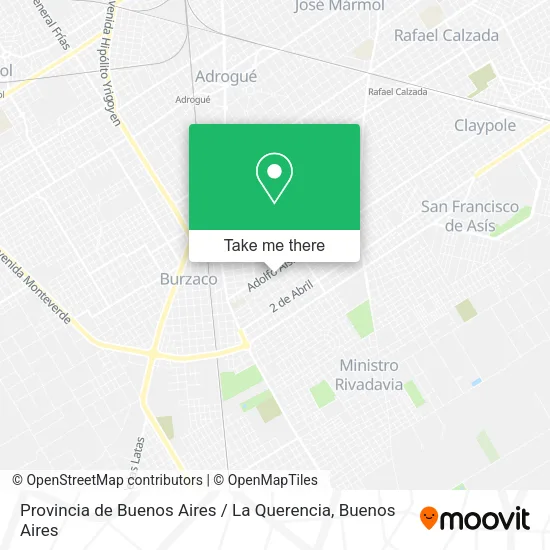 Mapa de Provincia de Buenos Aires / La Querencia