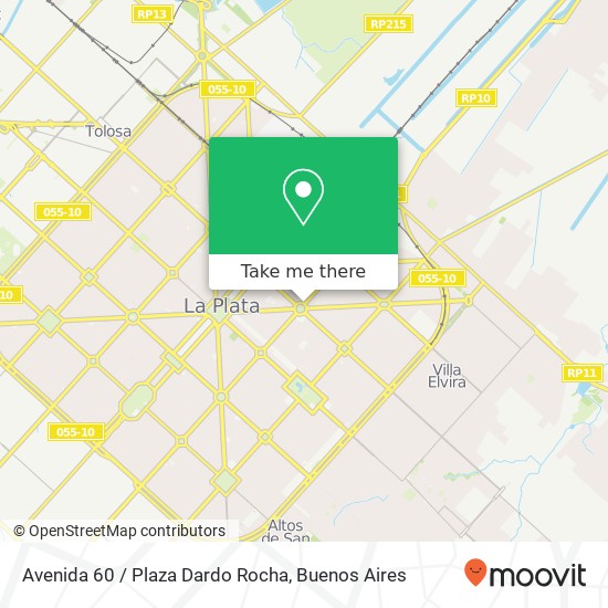 Avenida 60 / Plaza Dardo Rocha map