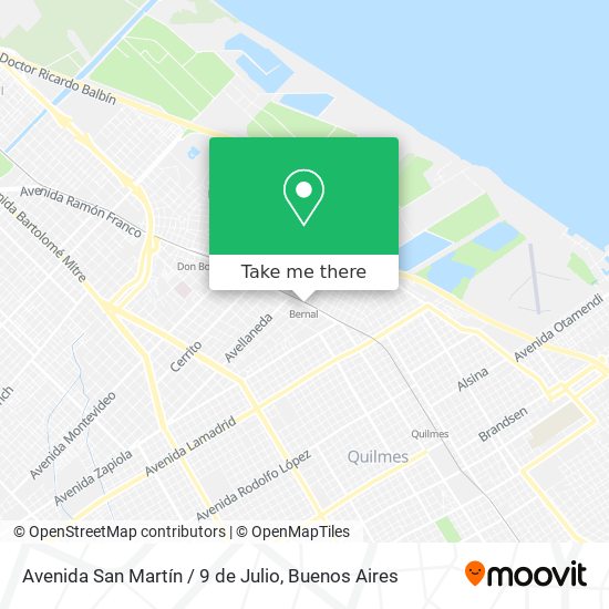 Avenida San Martín / 9 de Julio map