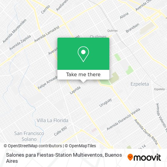 Mapa de Salones para Fiestas-Station Multieventos