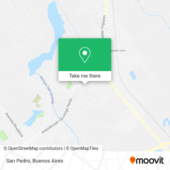 San Pedro map