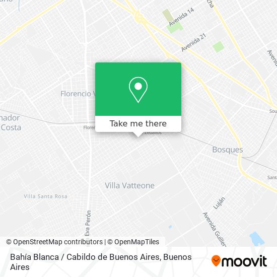 Mapa de Bahía Blanca / Cabildo de Buenos Aires