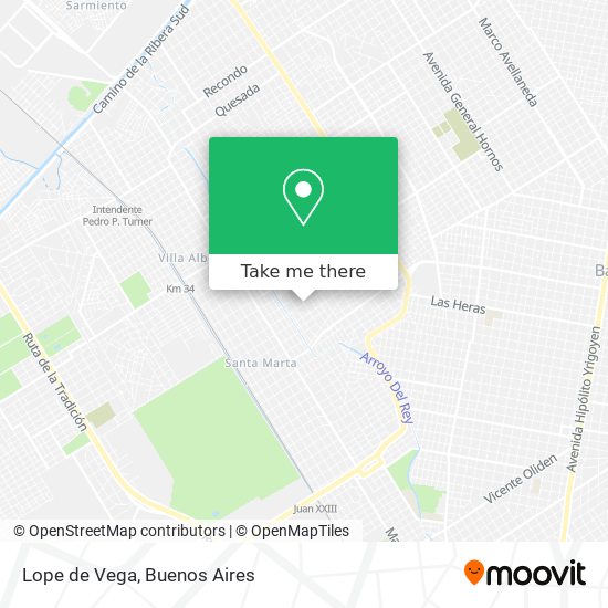Lope de Vega map