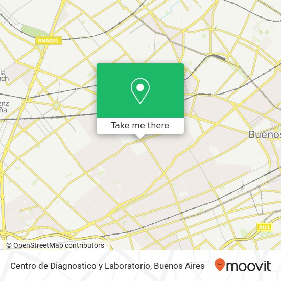 Centro de Diagnostico y Laboratorio map