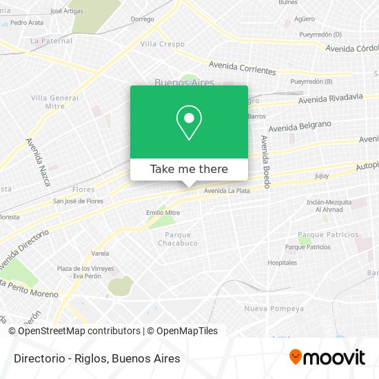 Directorio - Riglos map