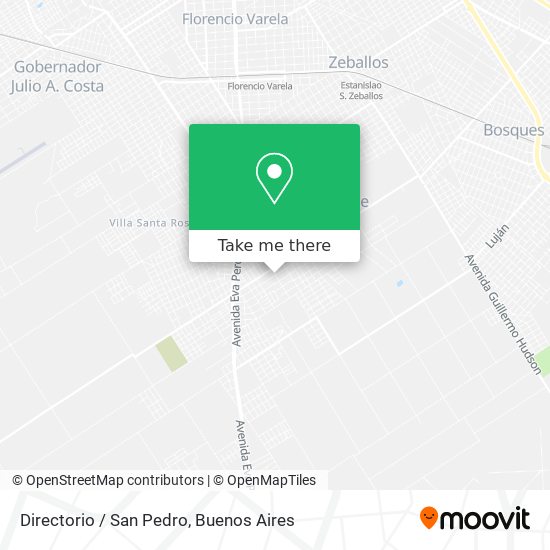 Mapa de Directorio / San Pedro