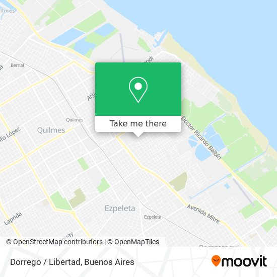 Dorrego / Libertad map