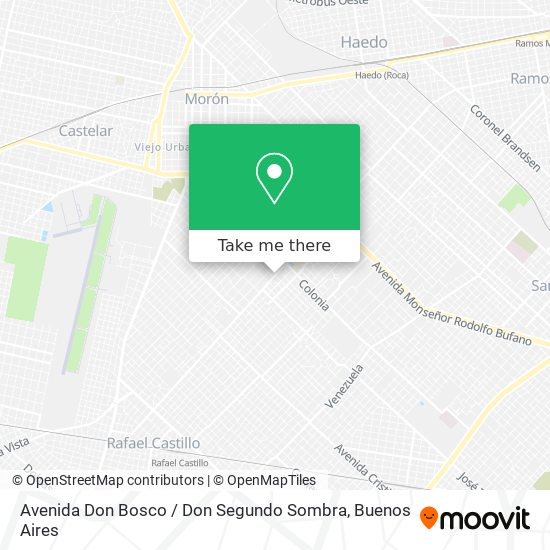 Mapa de Avenida Don Bosco / Don Segundo Sombra