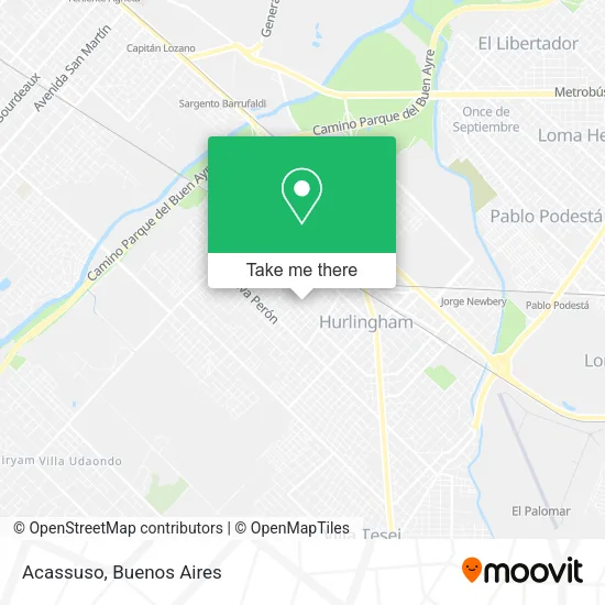 Acassuso map