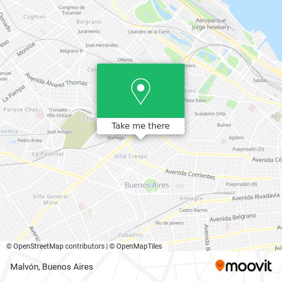 Malvón map