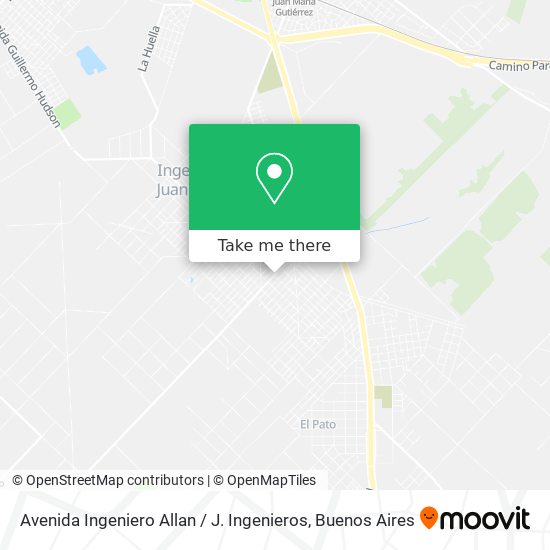 Avenida Ingeniero Allan / J. Ingenieros map