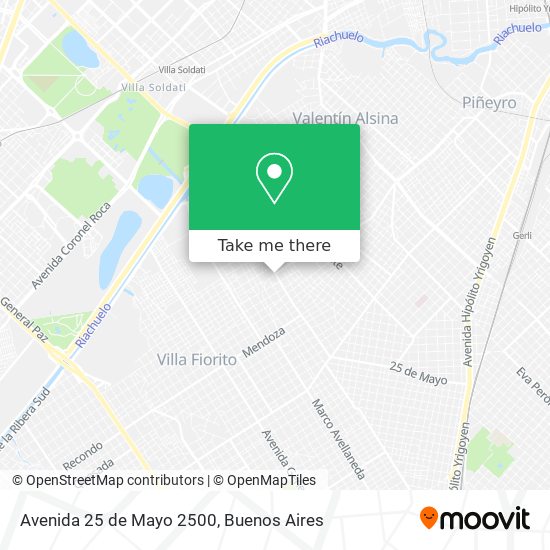Avenida 25 de Mayo 2500 map