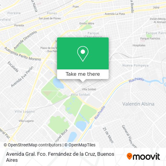 Avenida Gral. Fco. Fernández de la Cruz map