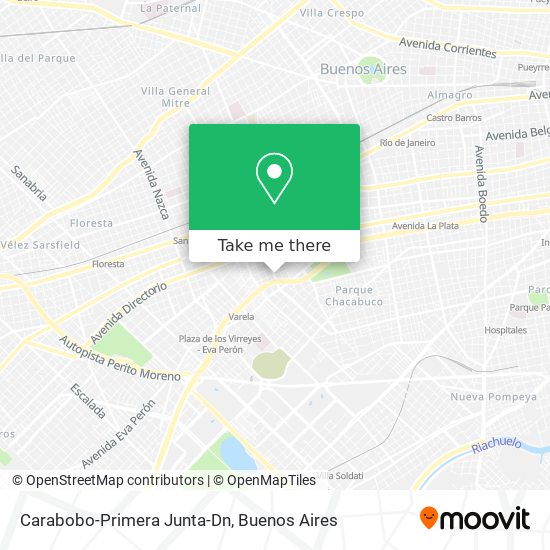 Carabobo-Primera Junta-Dn map