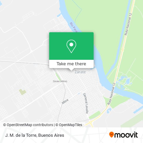 Mapa de J. M. de la Torre