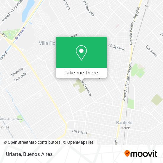 Mapa de Uriarte