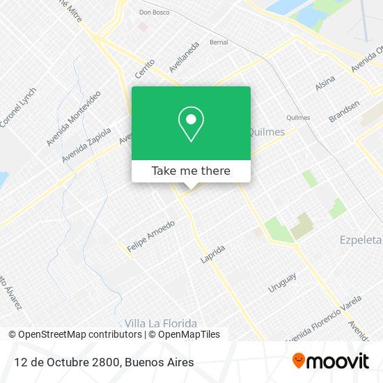 Mapa de 12 de Octubre 2800