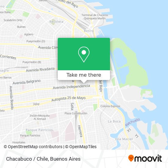 Mapa de Chacabuco / Chile