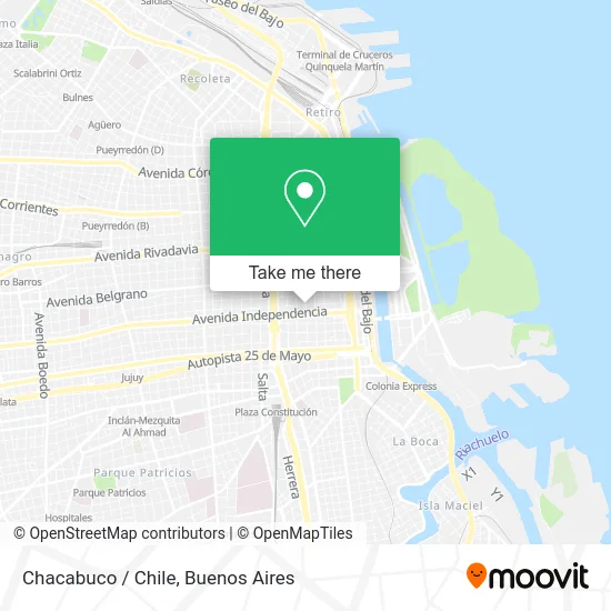 Chacabuco / Chile map