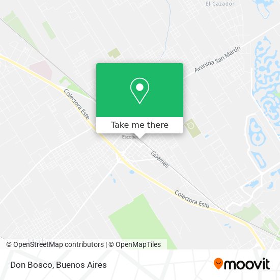 Mapa de Don Bosco