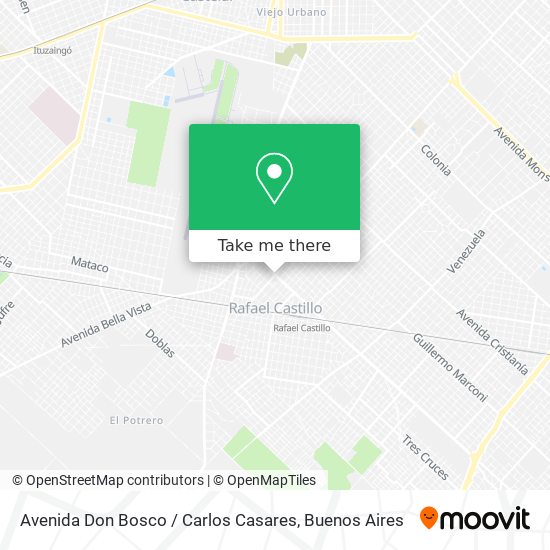 Avenida Don Bosco / Carlos Casares map