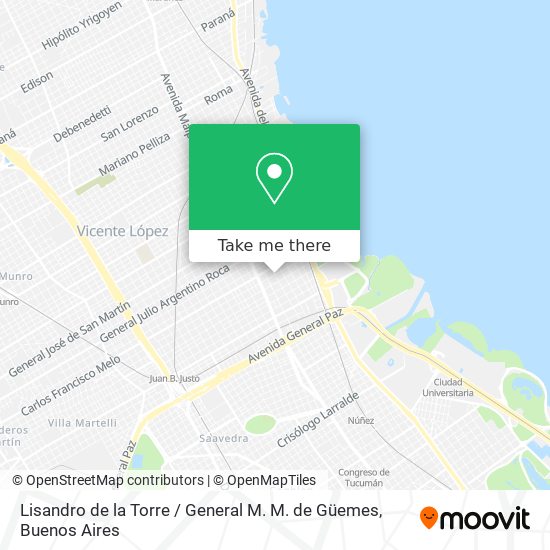 Lisandro de la Torre / General M. M. de Güemes map