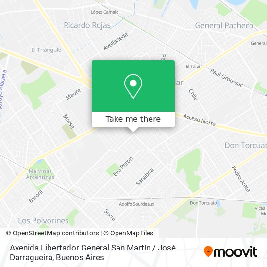 Avenida Libertador General San Martín / José Darragueira map