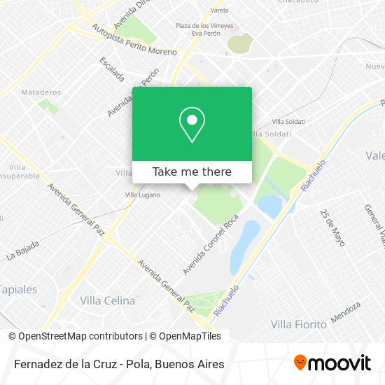 Fernadez de la Cruz - Pola map