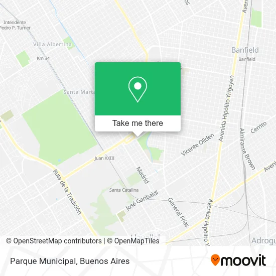 Parque Municipal map