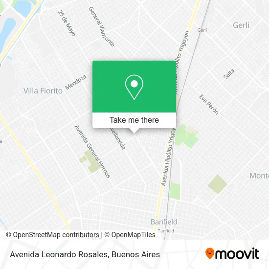Mapa de Avenida Leonardo Rosales