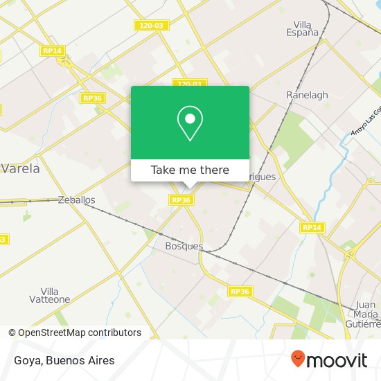 Goya map