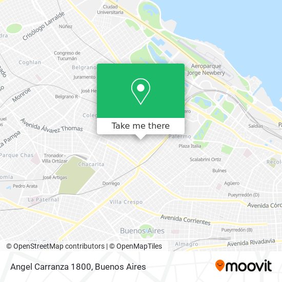 Angel Carranza 1800 map