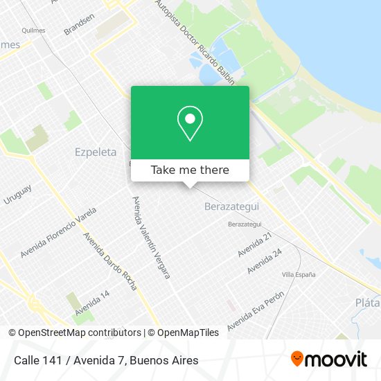 Mapa de Calle 141 / Avenida 7