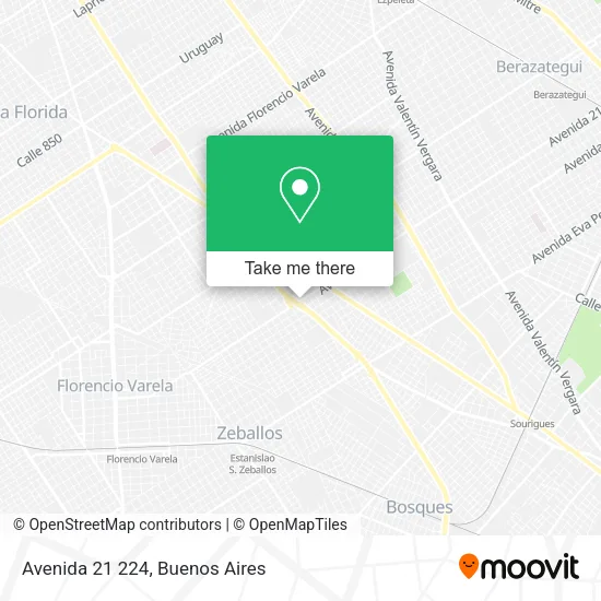 Avenida 21 224 map