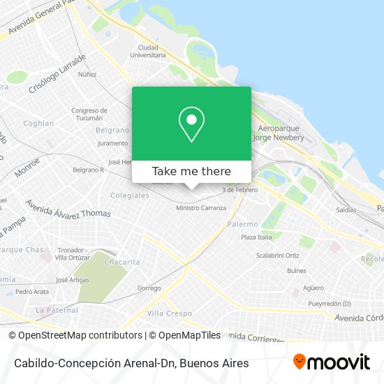 Cabildo-Concepción Arenal-Dn map