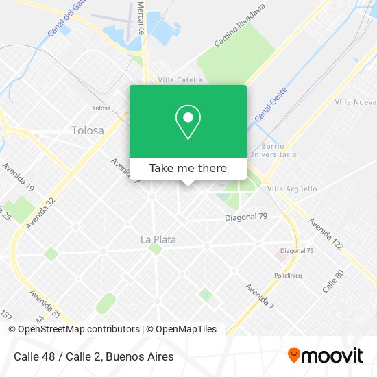 Calle 48 / Calle 2 map