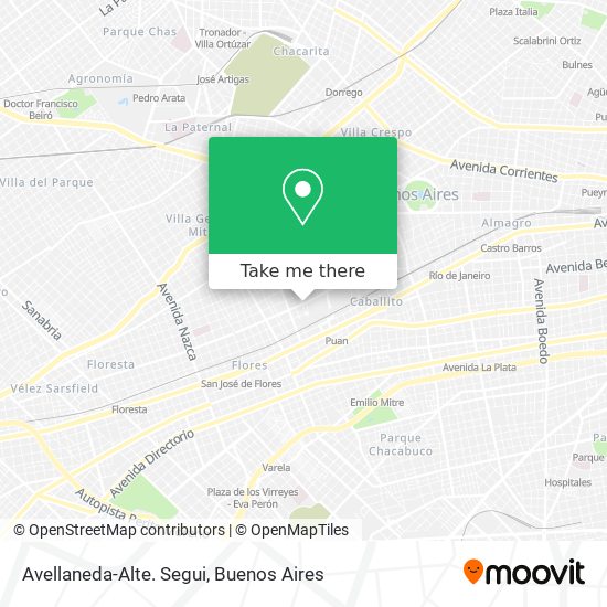 Avellaneda-Alte. Segui map