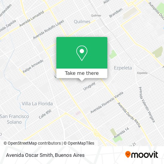 Avenida Oscar Smith map