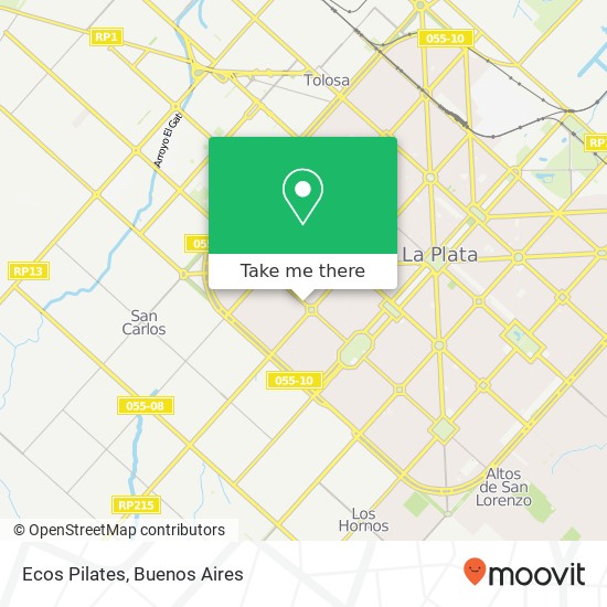 Ecos Pilates map