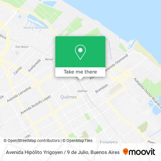 Avenida Hipólito Yrigoyen / 9 de Julio map