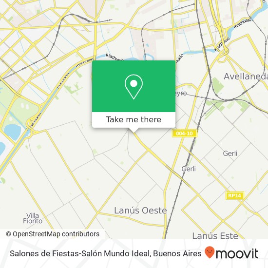 Salones de Fiestas-Salón Mundo Ideal map