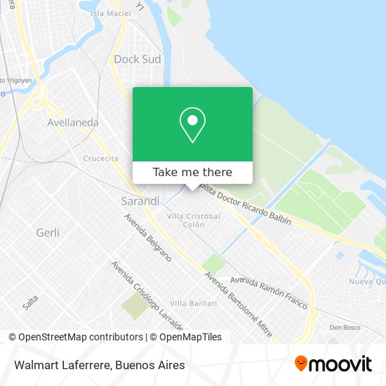 Walmart Laferrere map