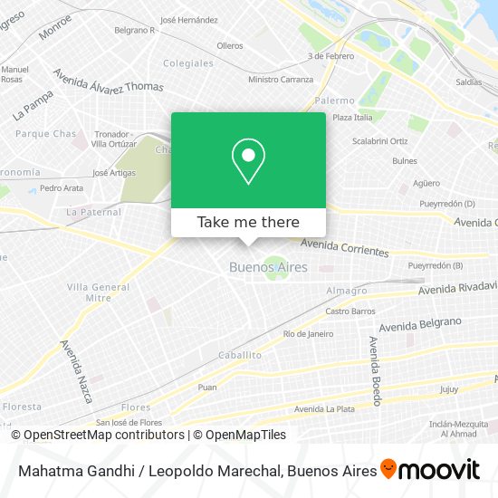 Mahatma Gandhi / Leopoldo Marechal map