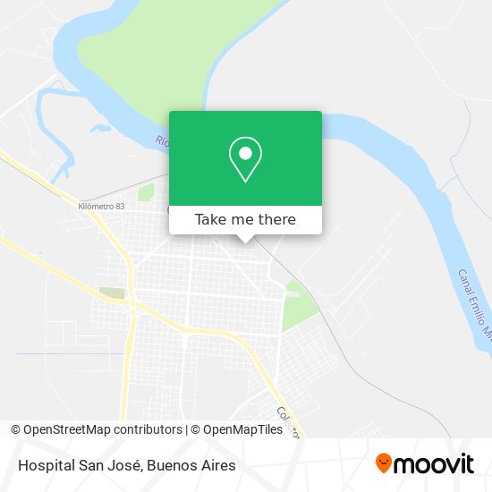 Hospital San José map