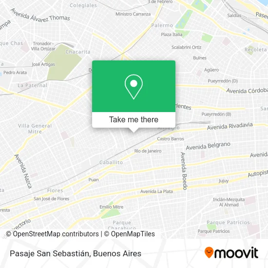 Mapa de Pasaje San Sebastián