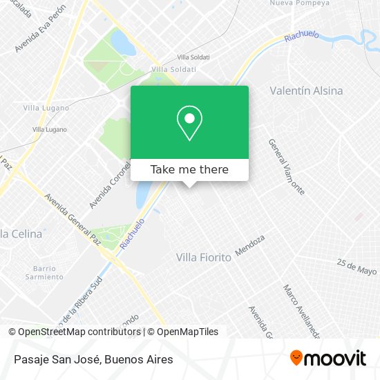 Pasaje San José map