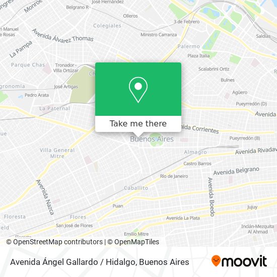 Avenida Ángel Gallardo / Hidalgo map