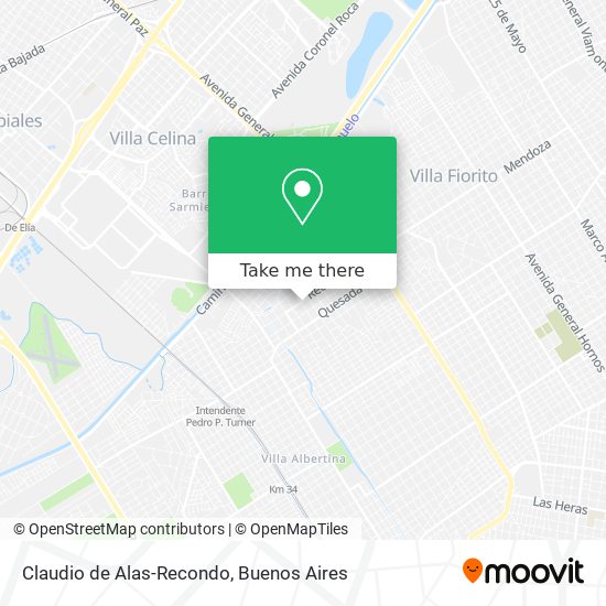 Claudio de Alas-Recondo map