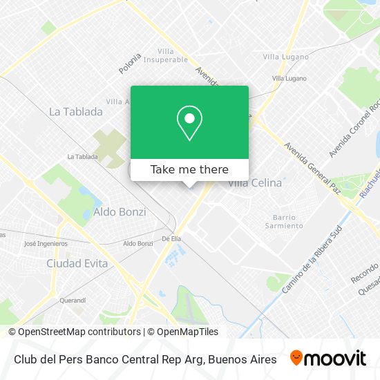 Club del Pers Banco Central Rep Arg map