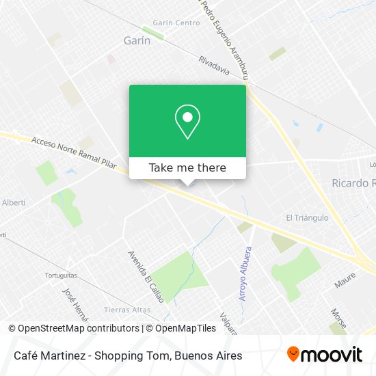 Café Martinez - Shopping Tom map